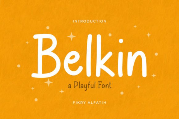 Belkin: A Playful Handwritten Display Font for Editorial Design