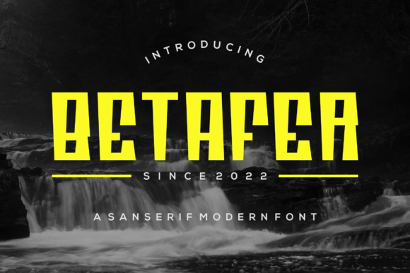 Betafer Display Font for Handmade Creators