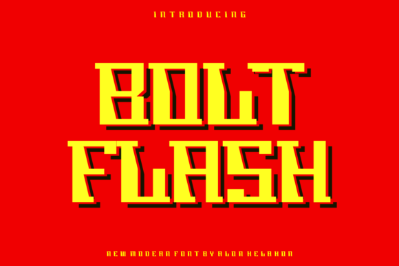 Bolt Flash: A Display Font That Elevates Your Brand