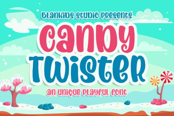Candy Twister: A Playful Display Font That Makes Campaigns Instantly Recognizable
