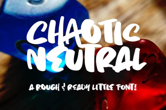 Chaotic Neutral: A Display Font That Brings Personality to Real Branding