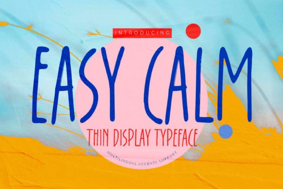 Easy Calm: A Display Font That Breathes