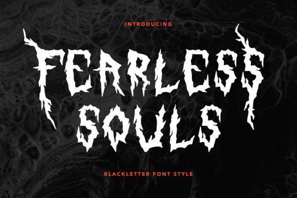 Fearless Souls: A Spooky Display Font That Elevates Halloween Branding