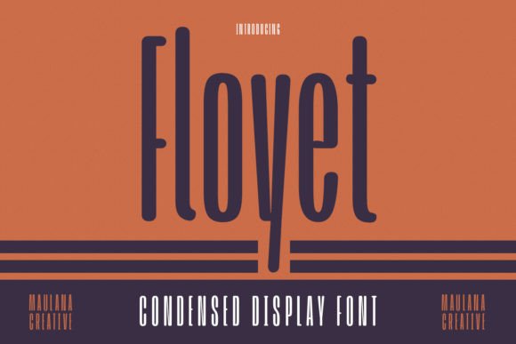 Floyet: A Soft, Modern Display Font for Handmade Creators