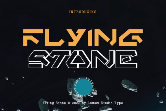 Flying Stone: A Display Font That Lifts the Page