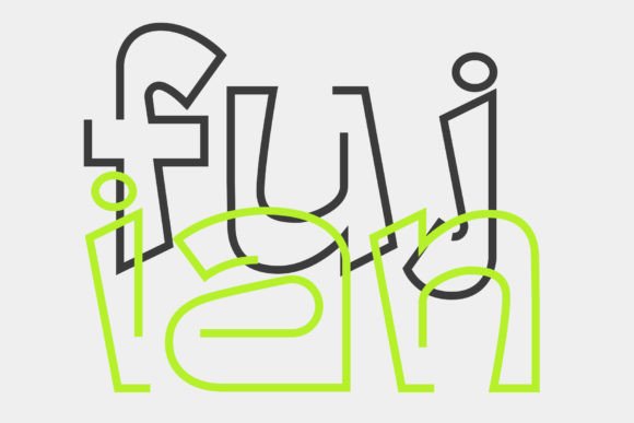 Fujian: A Fresh Display Typeface for Digital Branding