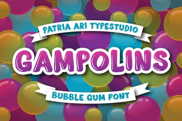 Gampolins: A Lively Display Font for Editorial Charm