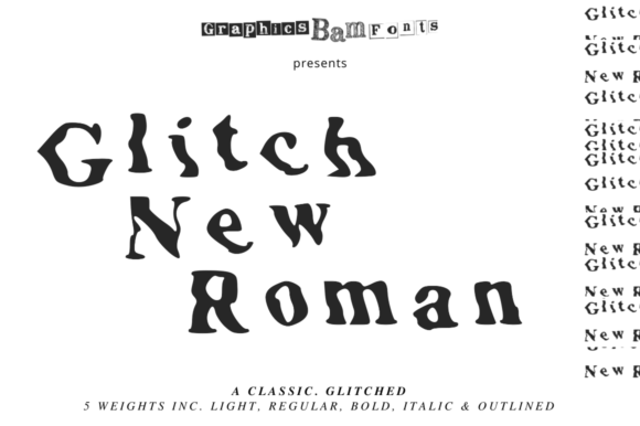 Glitch New Roman: A Bold Typographic Statement