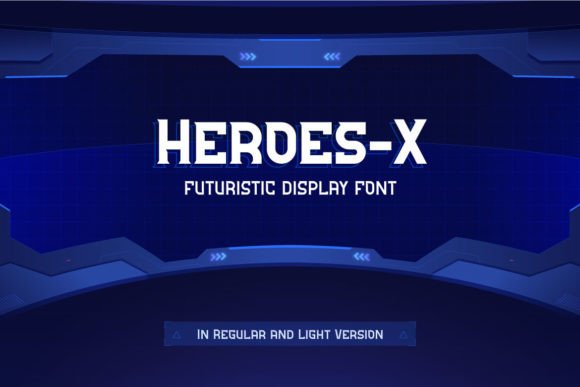 Heroes-x: A Futuristic Display Font for Scroll-Stopping Campaigns