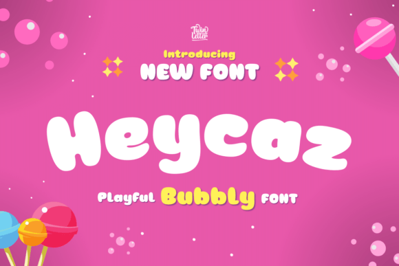 Heycaz Display Font: Quirky Charm for Handmade Labels & Printables