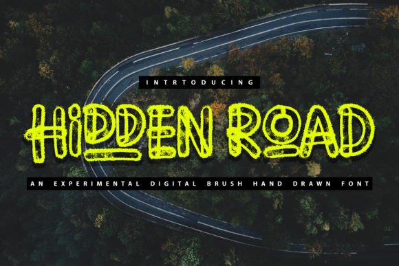 Hidden Road: A Handwritten Display Font for Digital Branding