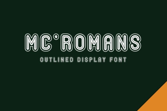 Mc Romans: A Rounded Display Font That Feels Like a Breath of Fresh Air
