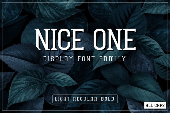 Nice One: A Display Font That Feels Like a Thoughtful Pause