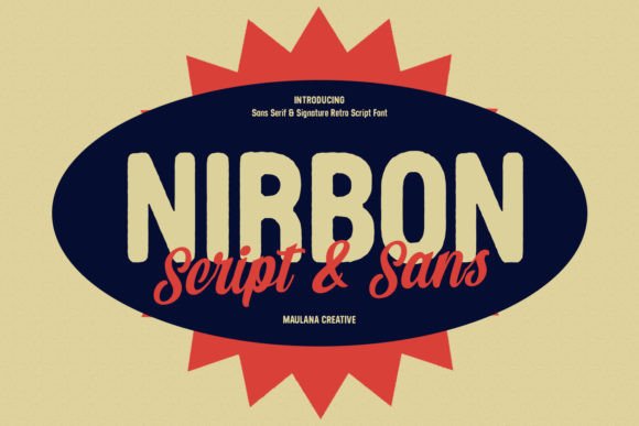 Nirbon Duo: A Display Font That Makes Your Headlines Pop
