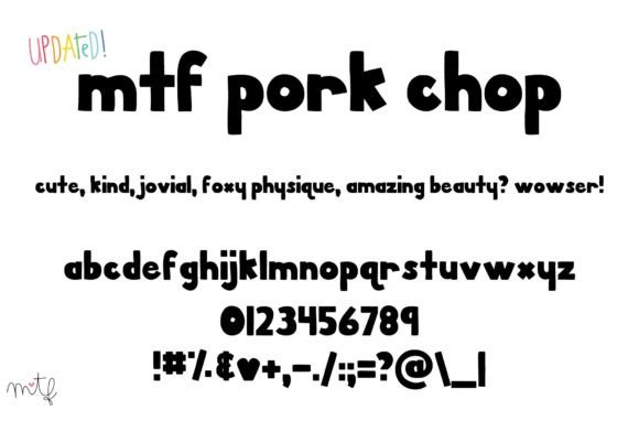 Pork Chop: A Bold Display Font That Commands Attention