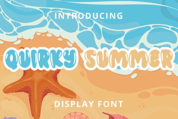 Quirky Summer: A Playful Display Font for Scroll-Stopping Campaigns