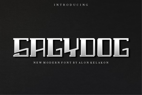 Sagydog: A Thoughtful Display Font for Editorial Calm