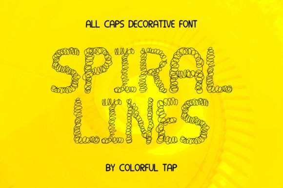 Spiral Lines: A Display Font That Makes Your Brand Feel Alive