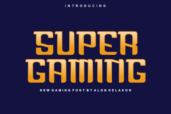 Super Gaming Font: A Modern Display Typeface for Digital Brands