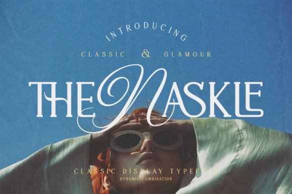 Thenaskle: A Stylish Display Font for Handmade Creators