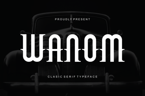 Wanom: A Fun, Cool Display Font for Digital Brands