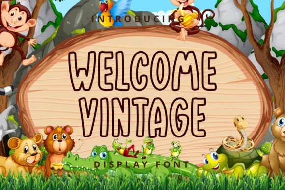 Welcome Vintage: A Display Font That Anchors Editorial Mood